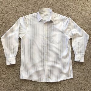 Joseph Abboud classic fit dress shirt.  Comfortable no-iron 100% cotton.